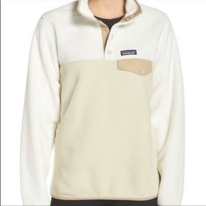 Patagonia White/Cream Synchilla Medium